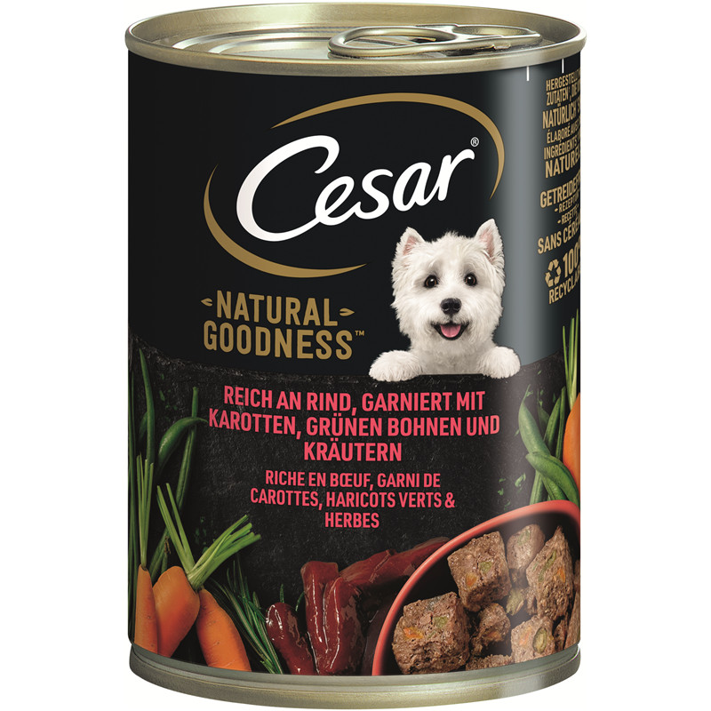 CESAR Dose Natural Goodness reich an Rind | zookauf Online Shop