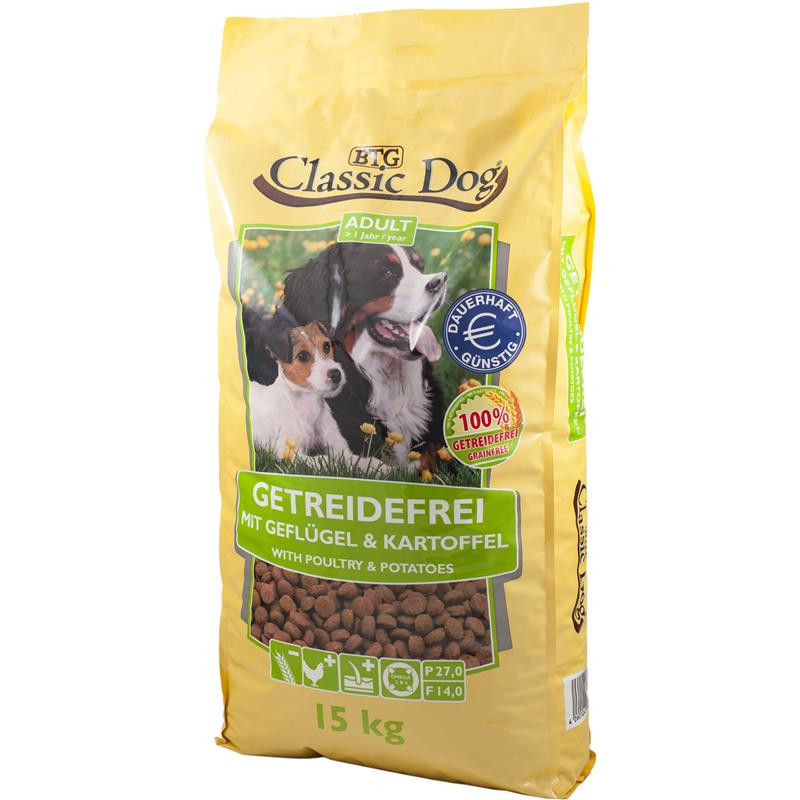 Classic Dog Hundefutter getreidefrei Geflgel & Kartoffel | zookauf Online  Shop
