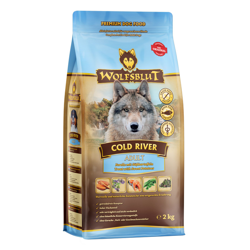 Wolfsblut Hunde Trockenfutter Cold River Forelle & Skartoffel | zookauf  Online Shop