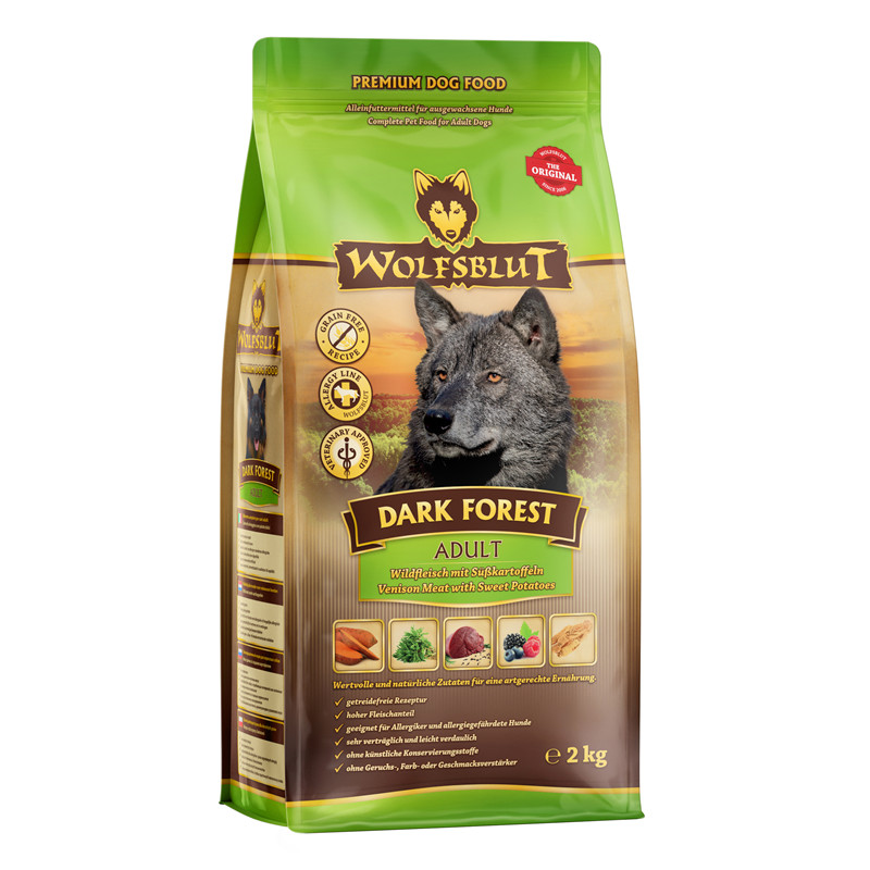 Wolfsblut Hunde Trockenfutter Dark Forest Wildfleisch & Skartoffel |  zookauf Online Shop