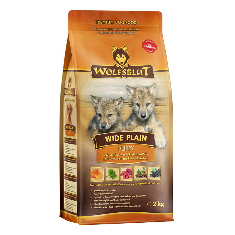 Wolfsblut Hunde Trockenfutter Puppy Wide Plain Pferdefleisch & Skartoffel  | zookauf Online Shop