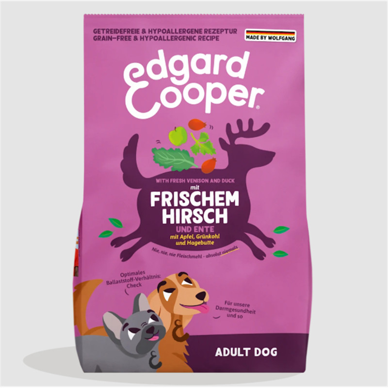 Produktbild Edgard & Cooper Trockenfutter Small Adult Frischer Hirsch & Ente 700 g