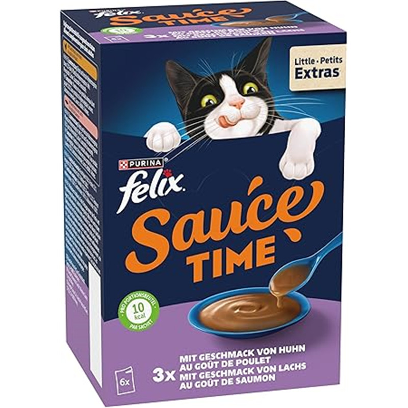 Produktbild FELIX Sauce Time Huhn, Lachs Kulinarische Extras 6x40g PB 1 Stück